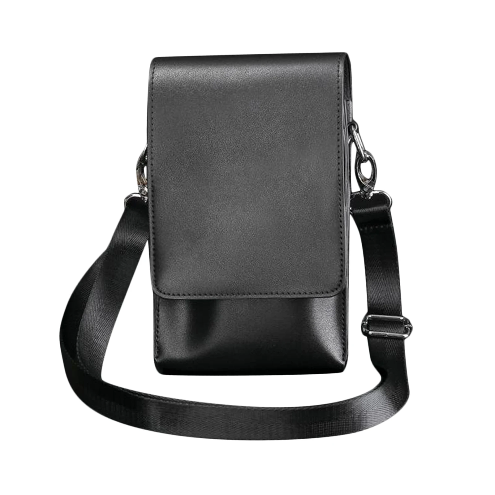 PU Leather Hair Scissor Bag Clips Bag Hairdressing Barber Scissor Holster Pouch Holder Case with Waist Shoulder Belt Brown