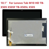 10.1” For Lenovo Tab M10 HD TB-X505 X505F TB-X505L X505 LCD Display Touch Screen Digitizer Assembly Replacement for TB-X505 LCD