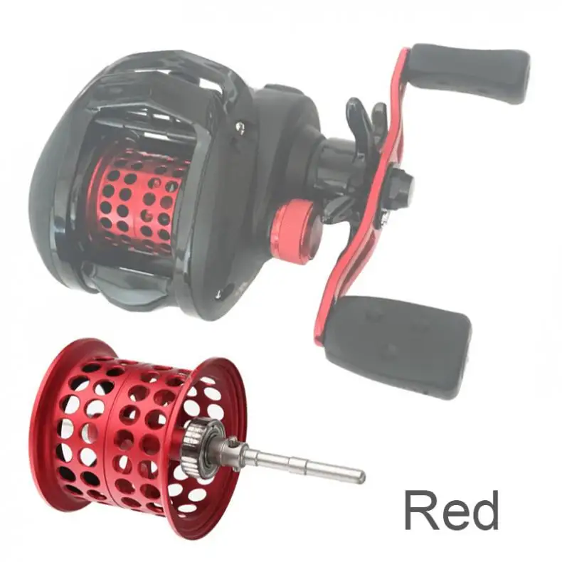 DIY Shallow Spool Aviation Aluminum Lightweight Casting Reel Spool 8.7g Fit for Abu BMAX3 / SMAX3 / PMAX3 / ORRA2 / DECIDER7