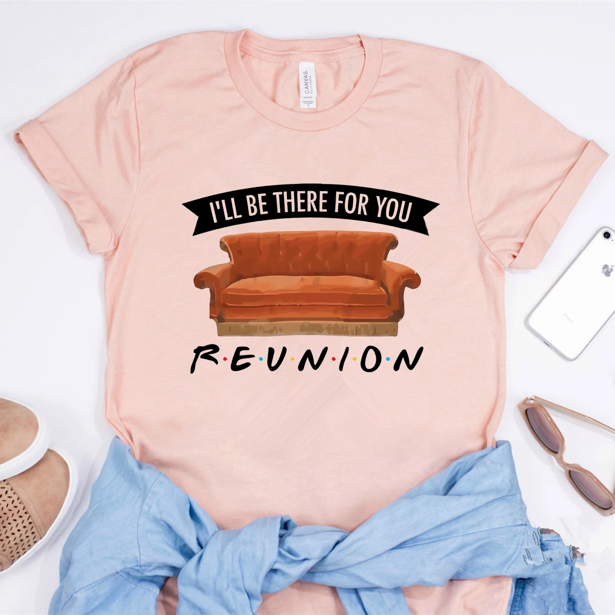 Friends  Reunion 2021 T-Shirt Friends TV Show Shirt Central Perk I Will Be There for You Tees Gift for Fans