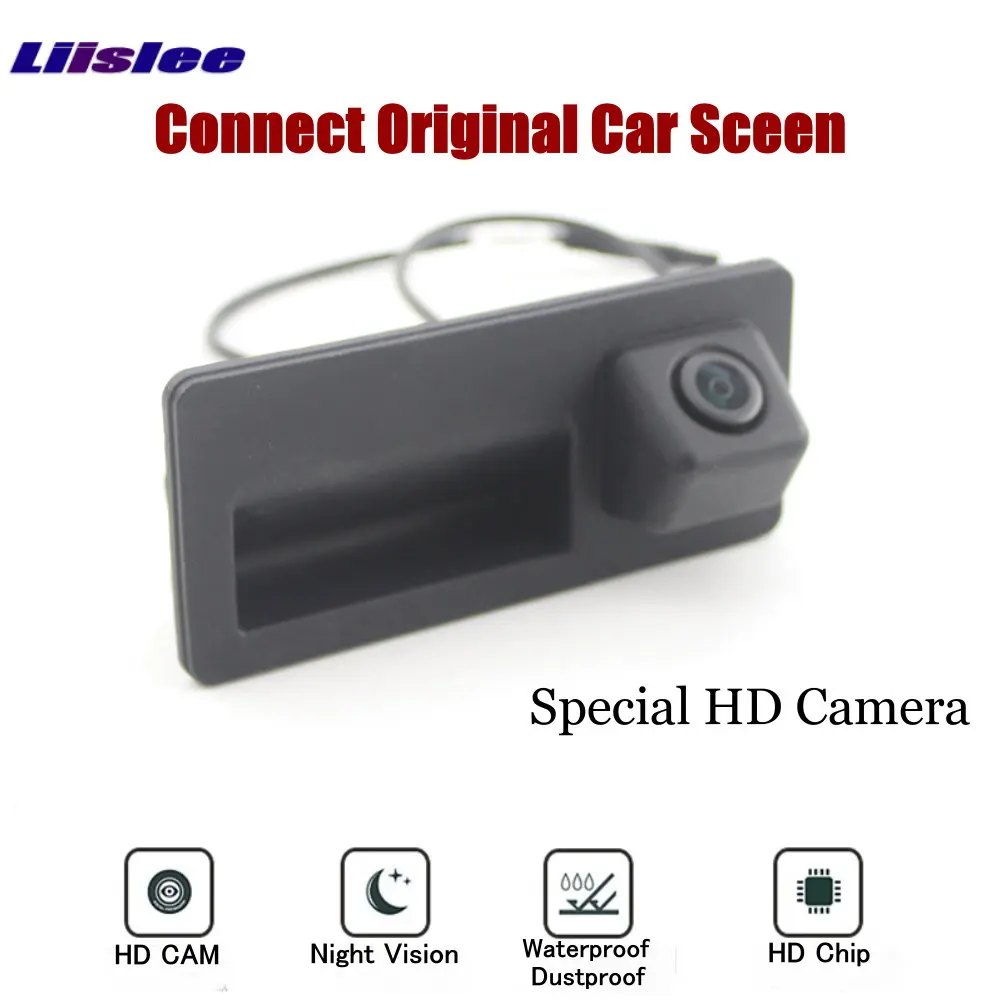 Para Audi A3 (8V) 2012-2020 Carro Dinâmico Trajetória Câmera Tela Original Atualização de Imagem Reversa Estacionamento Traseiro Punho Traseiro