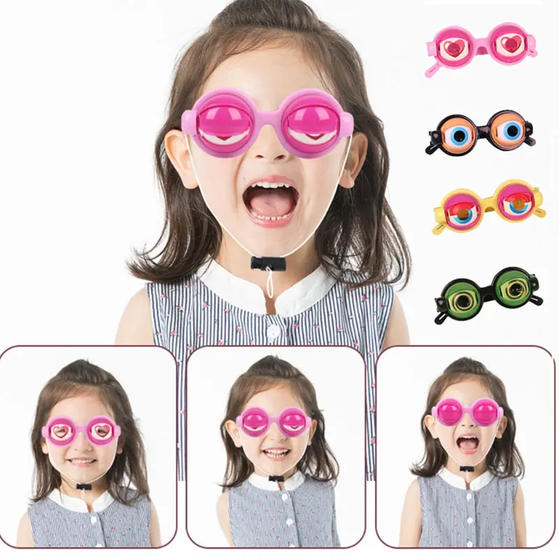 Lunettes d'Horreur Amusantes pour Enfant, Jouet, Globe Oculaire, Goutte d'Eau, Elin Eyes, Accessoires de Prank, Fournitures de ixd'Halloween, Ulcère, Cadeaux de Noël