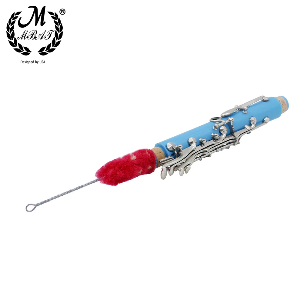 M MBAT Klarinette Pinsel Klarinette Tupfer Weiche Mikrofaser Klarinette Reinigung Pinsel für Bläser Instrument Rohr Körper Reinigung – Detail 10