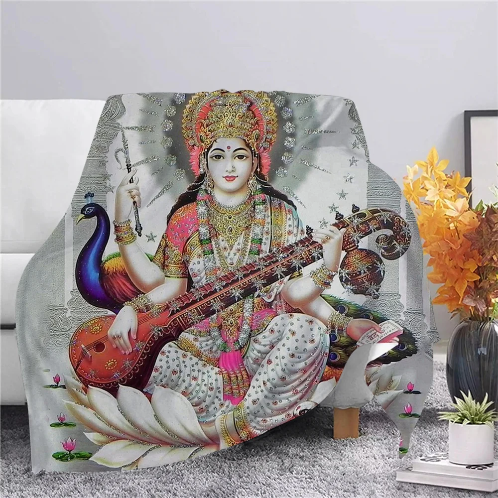 

CLOOCL Lord Shiva Warmth Flannel Blanket 3D Printed Throw Blanket Office Nap Decorate Blanket Sherpa Blanket Drop Shipping