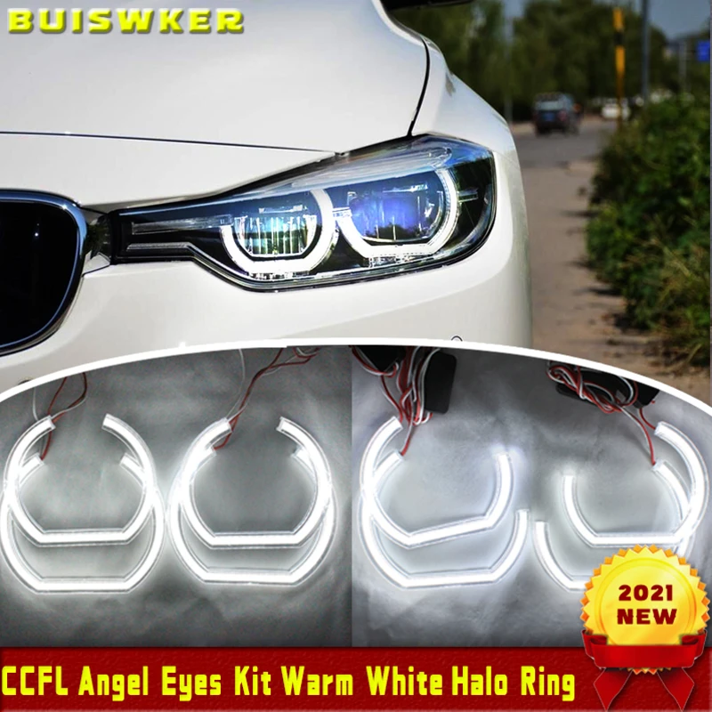 

For BMW 3 Series E90 E92 E93 M3 Coupe and cabriolet 2007-2013 Car styling High Quality DTM Style White Crystal LED angel eyes