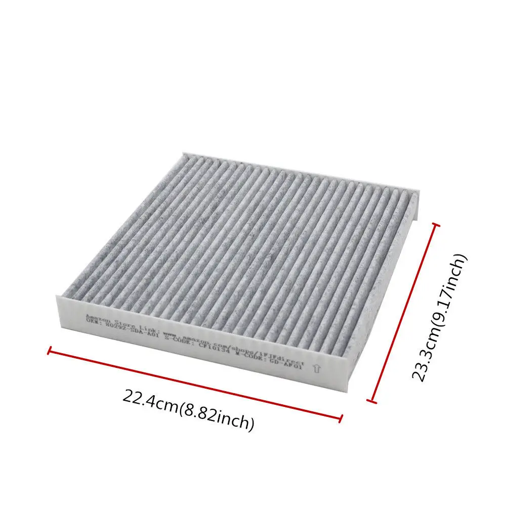 Activated Cabin Air Filter CF10134/80292-SDA-A01 for Honda Acura Premium Civic CR-V Odyssey CSX ILX MDX RDX