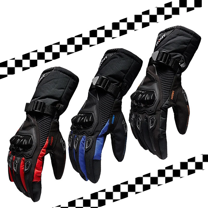 Motorcycle gloves 100% Waterproof windproof Winter warm Guantes Moto Luvas Touch Screen Motosiklet Eldiveni Protective