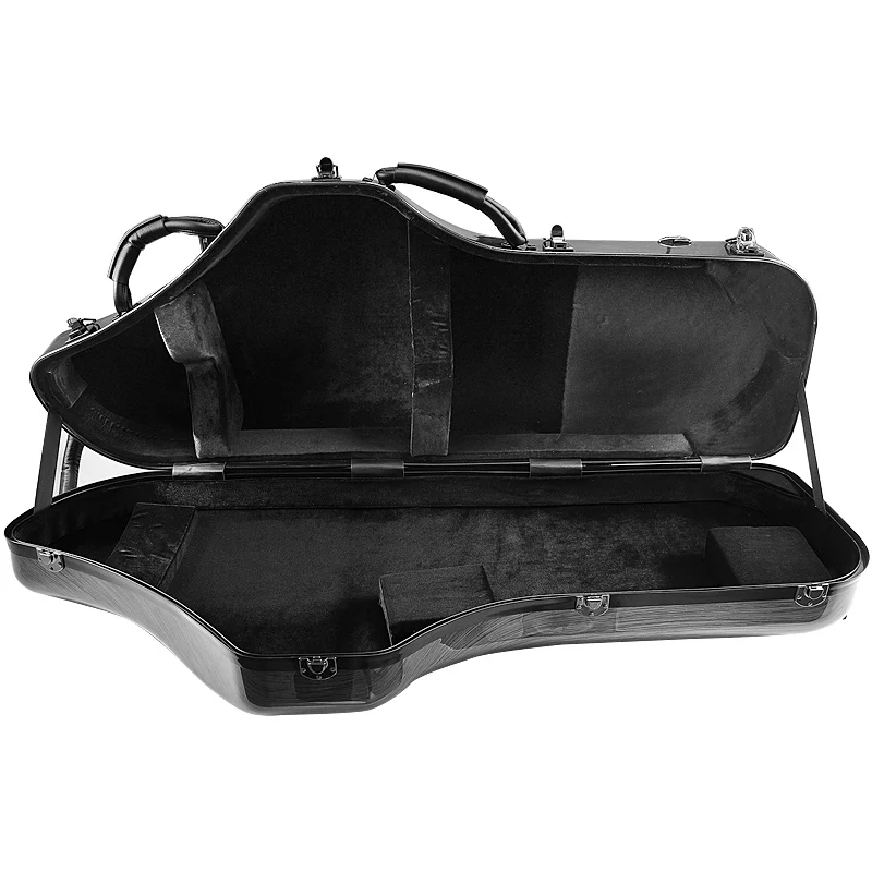 bE Baritone Saxophone Case Portable Trolley Pulley Baritone Saxophone Box Cover Travel Baritone Saxophone Bag Wheels bE SAX Case