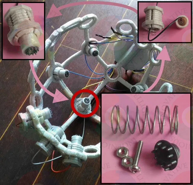 Acessórios do Tampão do Eeg da Marca Iii Mark iv de Openbci Ultracortex Jogo Seco Importado do Elétrodo