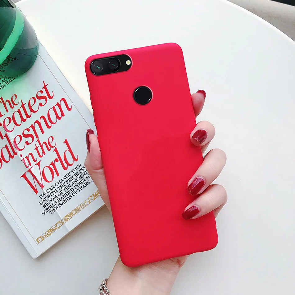 Dla Xiaomi Mi 8 Lite skrzynki pokrywa śliczne silikonowe miękkie etui z TPU na telefon dla Xiaomi Mi8 Lite tylna pokrywa Xiaomi Xiaomi Mi 8 Lite