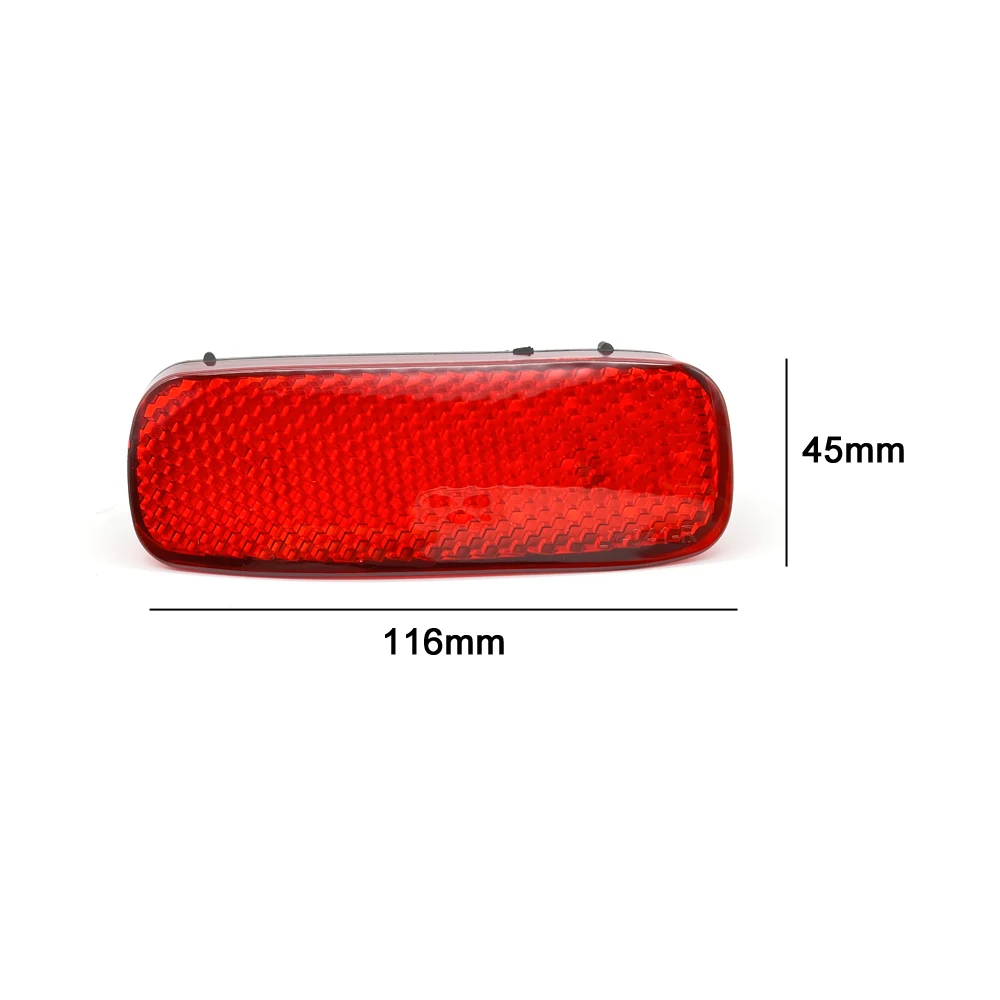 2-in-1 LED Rear Bumper Reflector Running Warning Light Brake Stop Light For Peugeot 107 206 607 For Citroen C1 C5 For Fiat Scudo