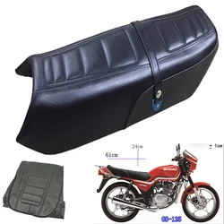 A546 Motorcycle Seat Cover For Suzuki GN125 GS125 GS220 Seat Leather Cover Waterproof Protecting Cushion Cover