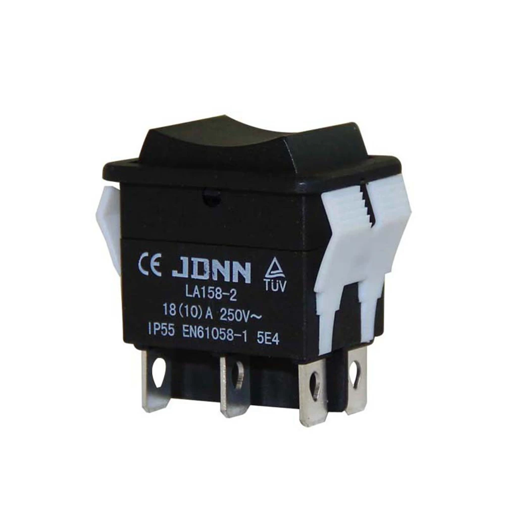 JDNN Waterproof Micro Electric Control Switch Assembly Double Reset Switch LA158-2 10A 250V