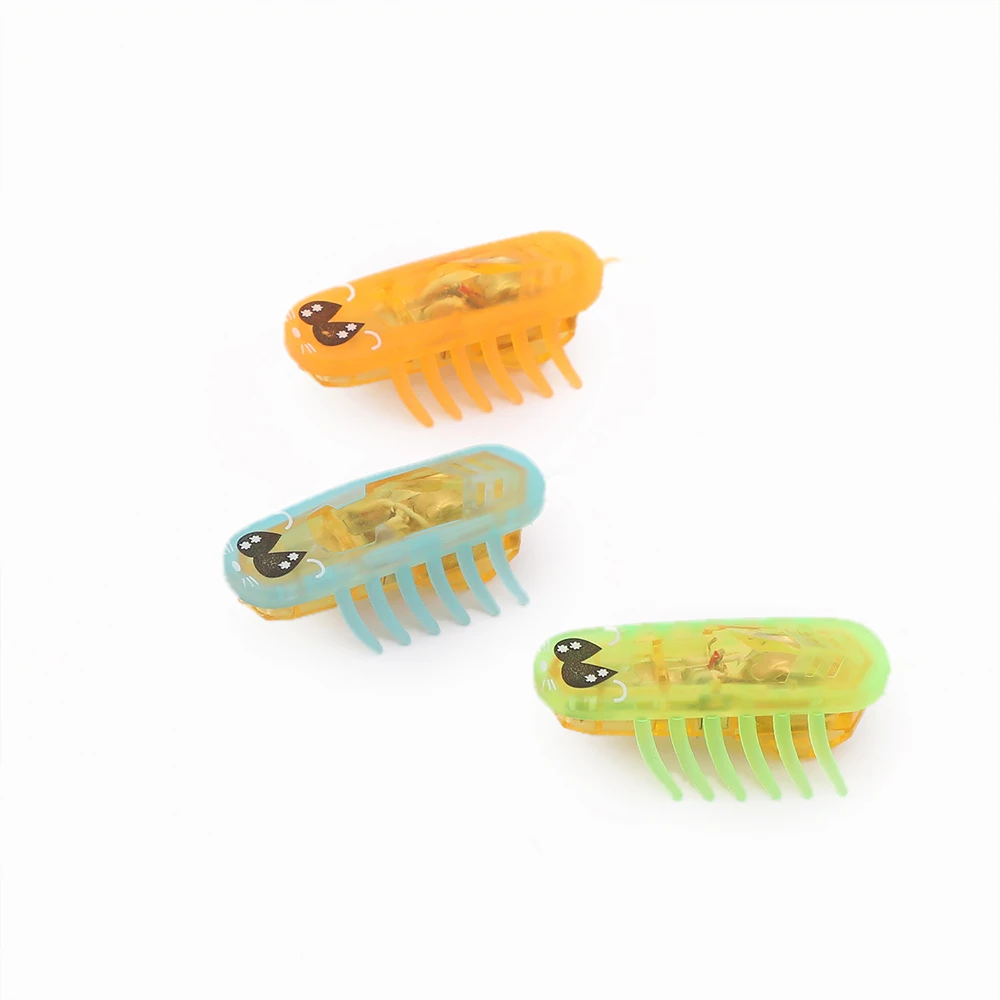 

Electric Moving Cockroach Cat Toy Self Running Kitten Chase Interactive Hunting Training Fun Pet Toys with Detachable Battery