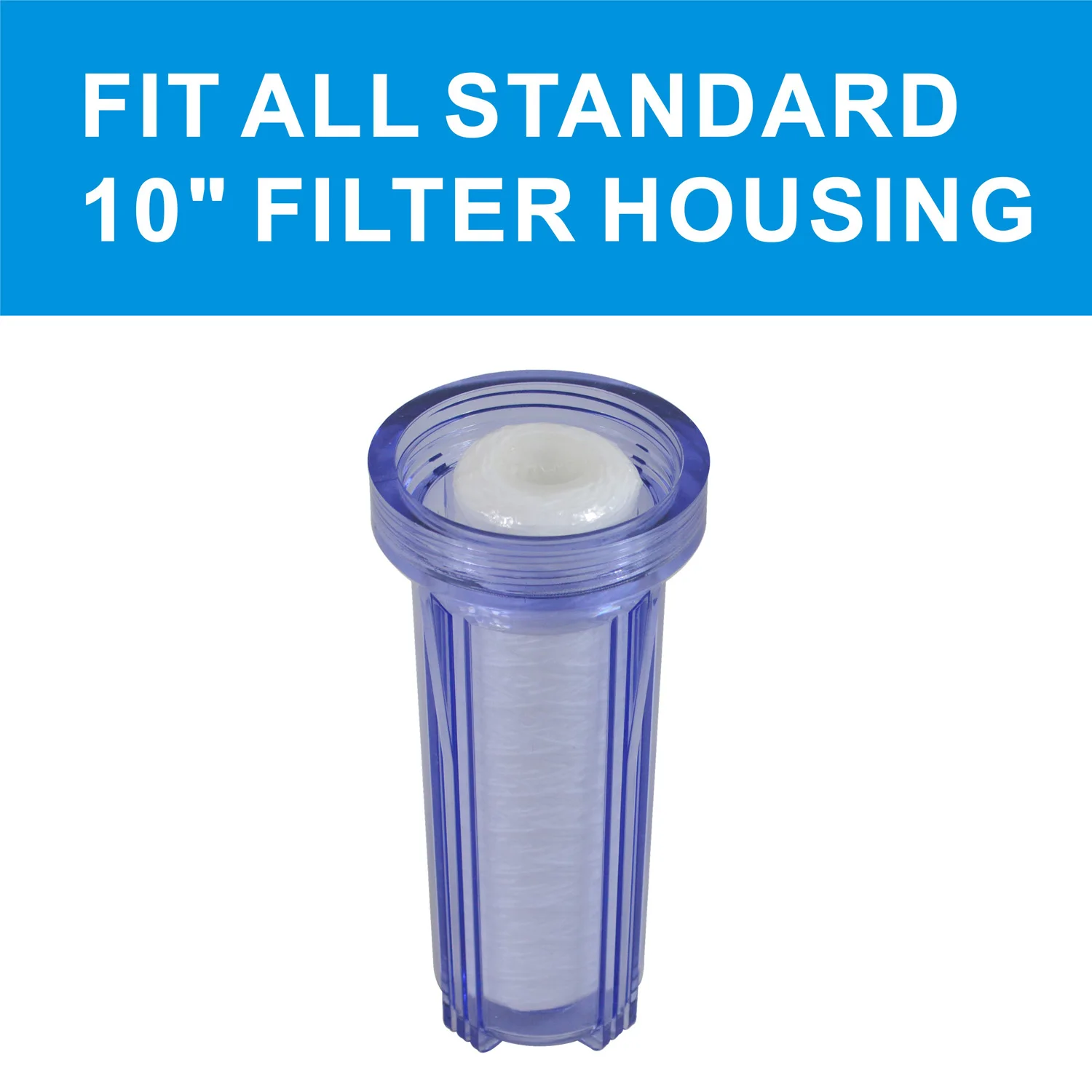 Universele Hele Huis String Wond Sediment Water Filter Cartridge 2.5 "X 10" - 75 Micron