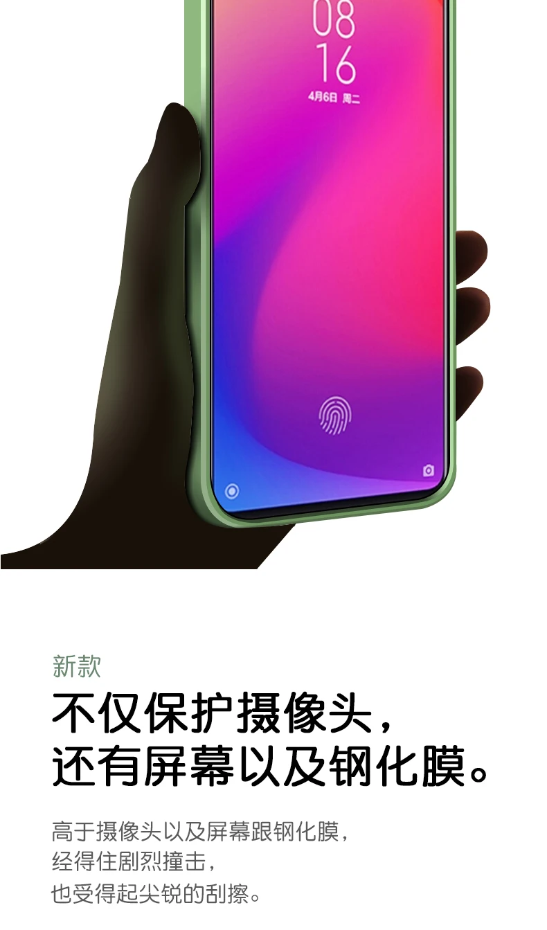 Original Square Liquid Silicone Case for Xiaomi Mi 9T Redmi K20 Pro Camera Lens Protective Soft Cute Phone Back Cover Mi9T 9TPro