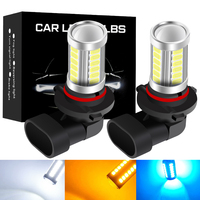 2pcs LED Fog Lights 12-24V Bulbs for The Car H8 H11 H10 9145 H16 9006 HB4 PSX24W 2504 9005 HB3 PSX26W P13W Auto Running Lamp DRL