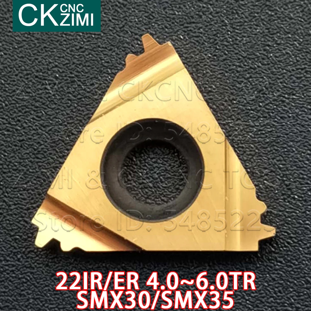 22IR 22ER 4.0TR 5.0TR 6.0TR SMX30 SMX35 Nội Bộ Ren Ngoài Dụng Cụ Xoay Tiện Dụng Cụ Cắt CNC Carbide Arbide Lắp Thép Không Gỉ