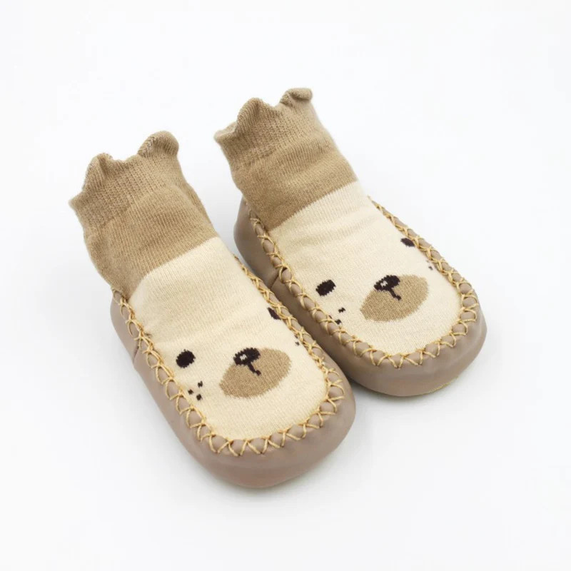 Toddler Baby Girl Boy Shoes First Walker Newborn Baby Cartoon Newborn Baby Girls Boys Anti-Slip Socks Slipper Shoes Boots