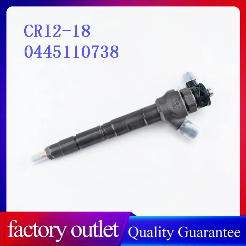 

New CRI2-18 Automobile Engine Parts 0445110738 1042200FE010 Common Rail Fuel Diesel IInjector For JAC Injector