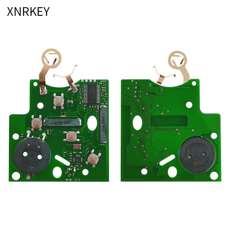 XNRKEY 4B Smart Card Car Key PCF7953/4A Chip 433Mhz for Renault Clio 4 Captur Passive Keyless Go Entry Remote HandsFree System