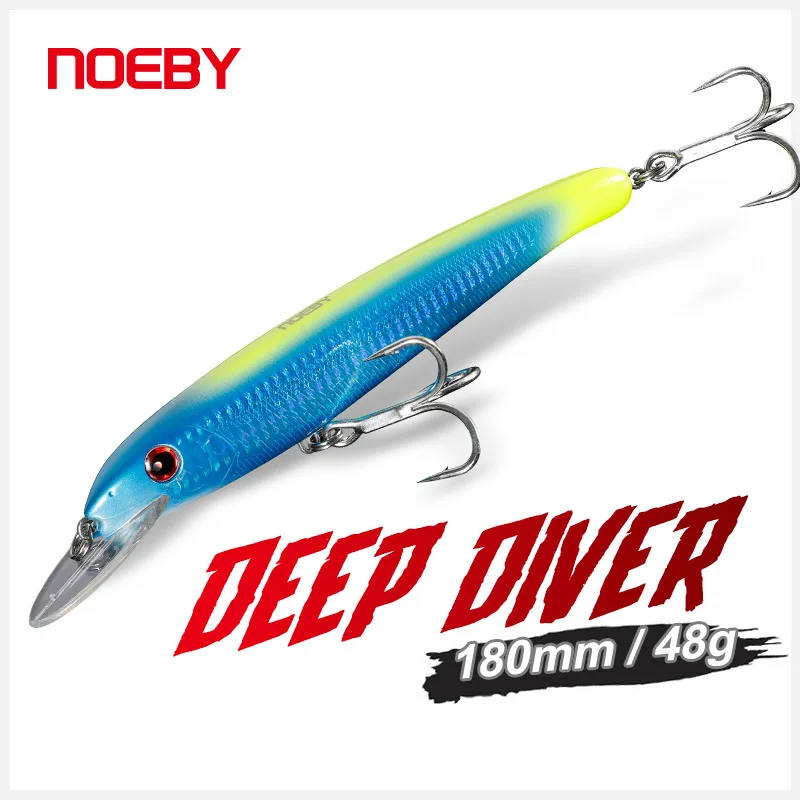 NOEBY 180mm - Hard Bait Deep Diving 48g para mar - imagen 2