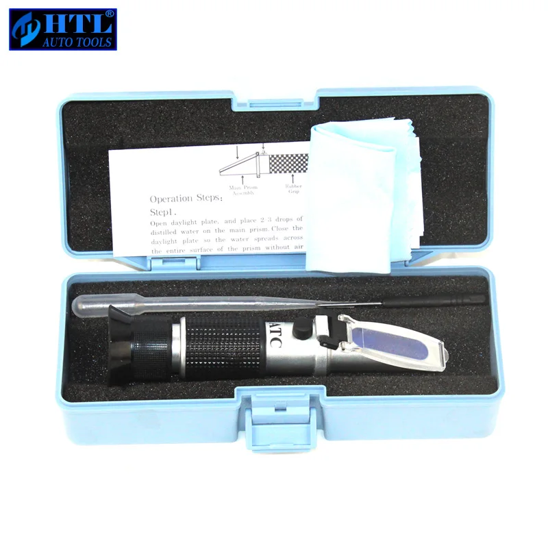 

Automotive Antifreez Refractometer Freezing point Urea Adblue Battery fluid Glass water tester meter