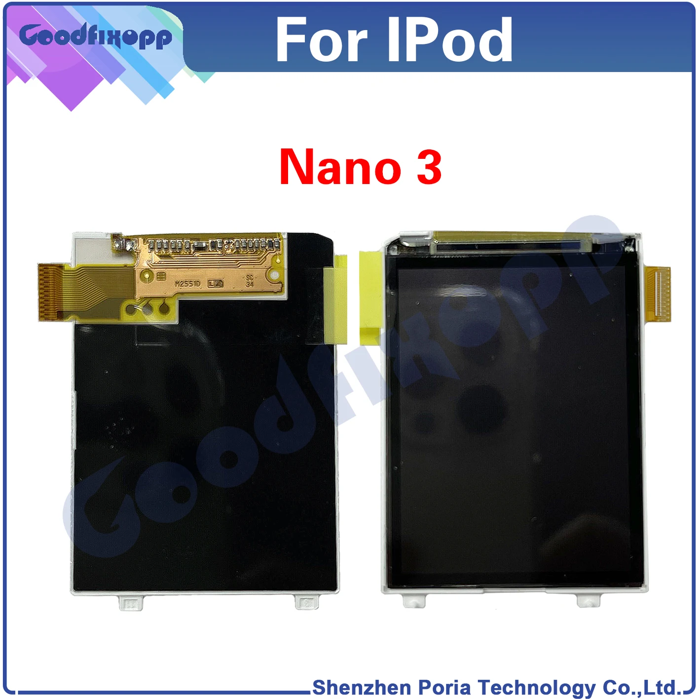 For IPod Nano 2 3 4 5 6 7 LCD Display Sensor Digitizer Assembly Screen For IPod Nano 2th 3th 4th 5th 6th 7th Replacement