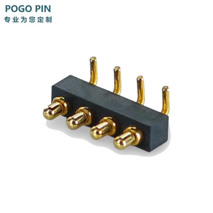 Spring Thimble Connector Bending Antenna Thimble Pin Socket Bluetooth Ear Charging Test Pin POGOPIN