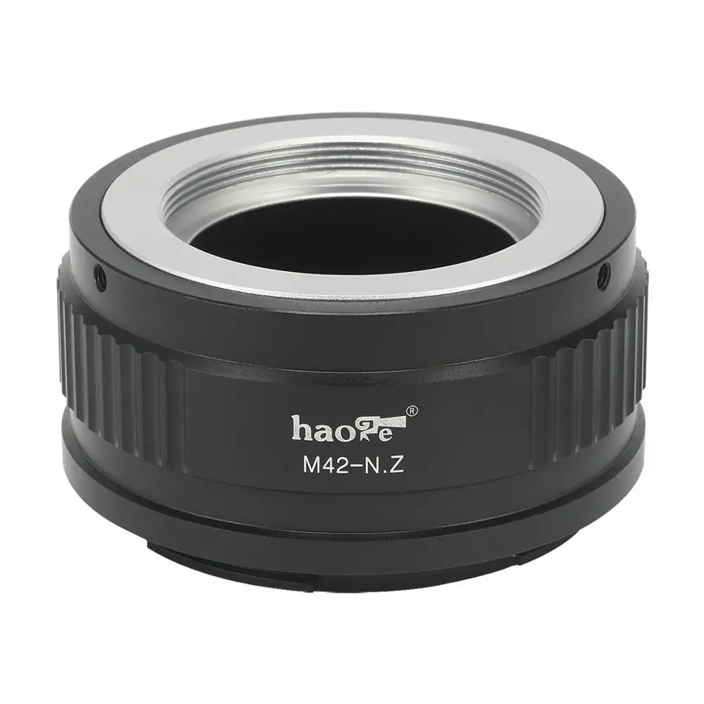 Haoge Manuelle Objektiv Mount Adapter für 42mm M42 Berg Objektiv Nikon Z Berg Kamera wie Z6 Z7