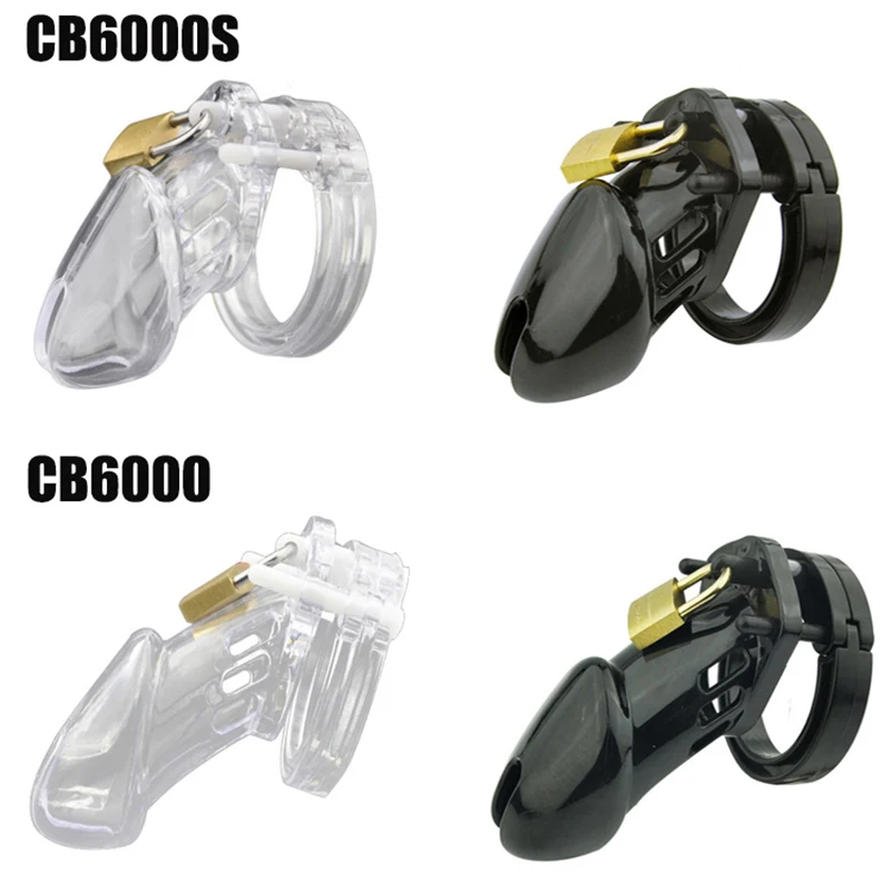 CB6000S/CB6000 Rooster Cage Male Chastity Device Cock Cage with 5 Size Ring Male Chastity Belt Penis Lock Adult Sex Toys For Men