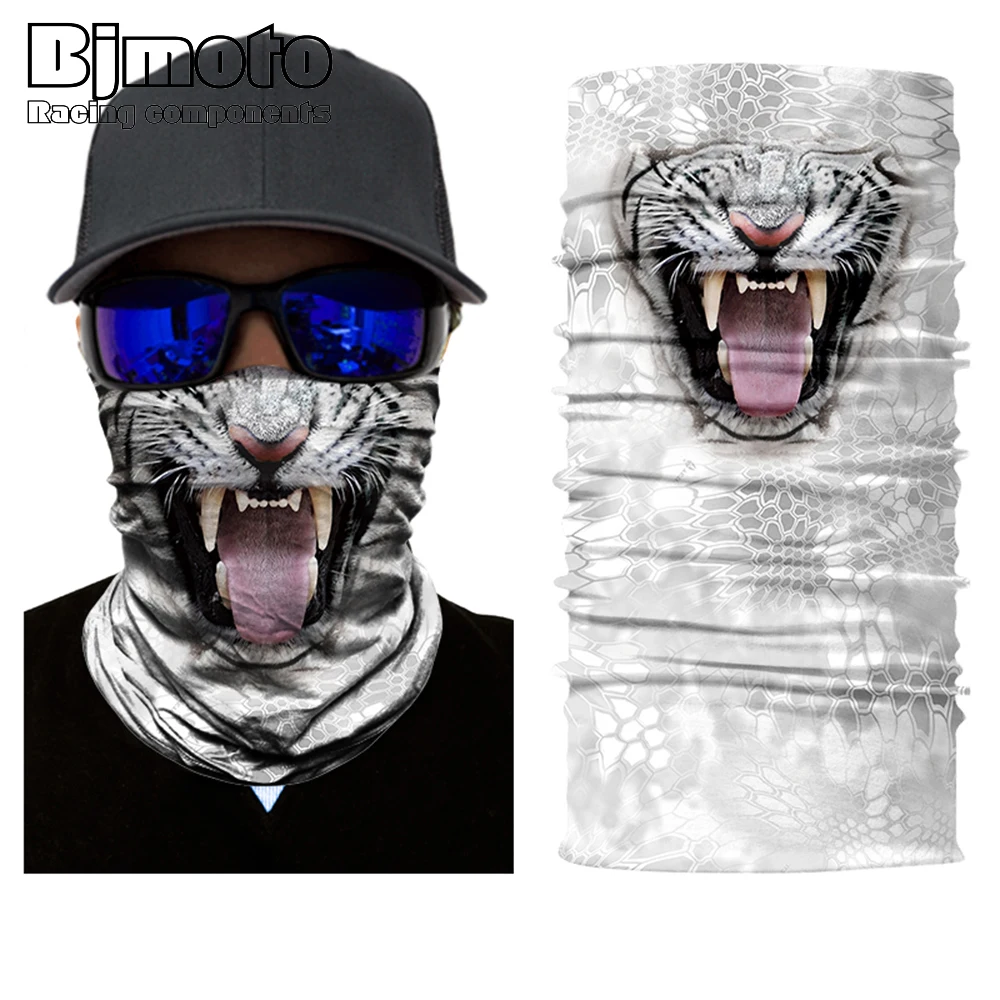 BJMOTO Face Mask Balaclava Bicycle Bandana Camping Hiking Scarves Magic Headscarf Jungle Warm Neck Army Muffler Scarfs