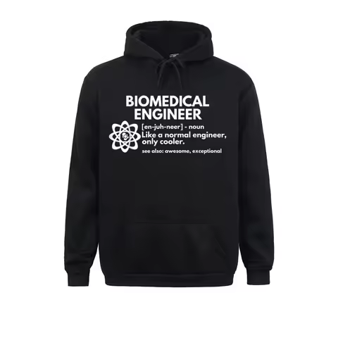 Long Sleeve Hoodies Women Men Sweatshirts Biomedical Engineer Definition Funny Engineering Gift Geek Sportswear Wholesale