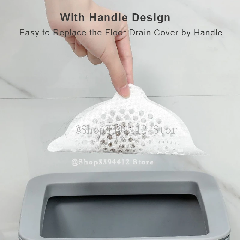 15CM Disposable Bathroom Sewer Outfall Sink Drain Hair Strainer Stopper Filter Sticker Kitchen Supplies Anti-Blocking Strainer