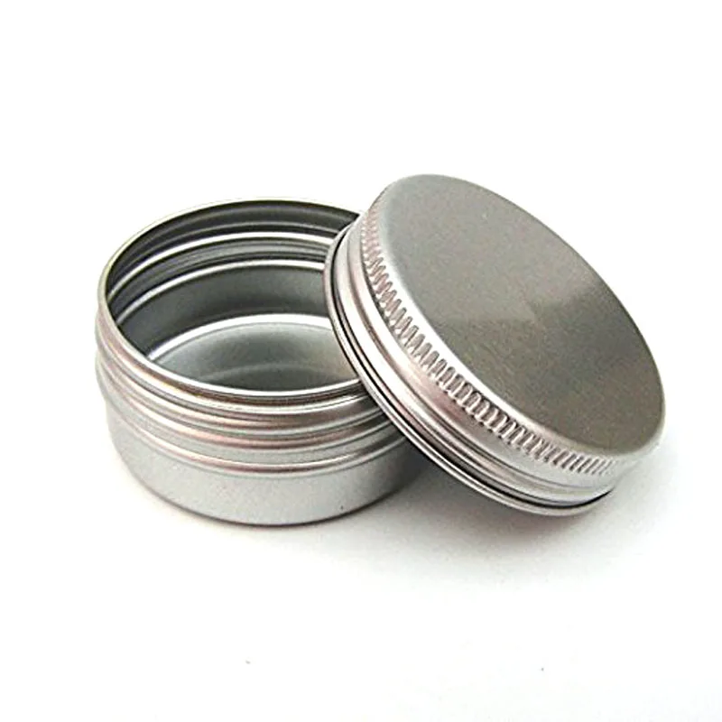 

100pcs 30g Aluminum Cans Homemade Lipstick Container Earrings Jewelry Storage Box Spiral Empty Aluminum