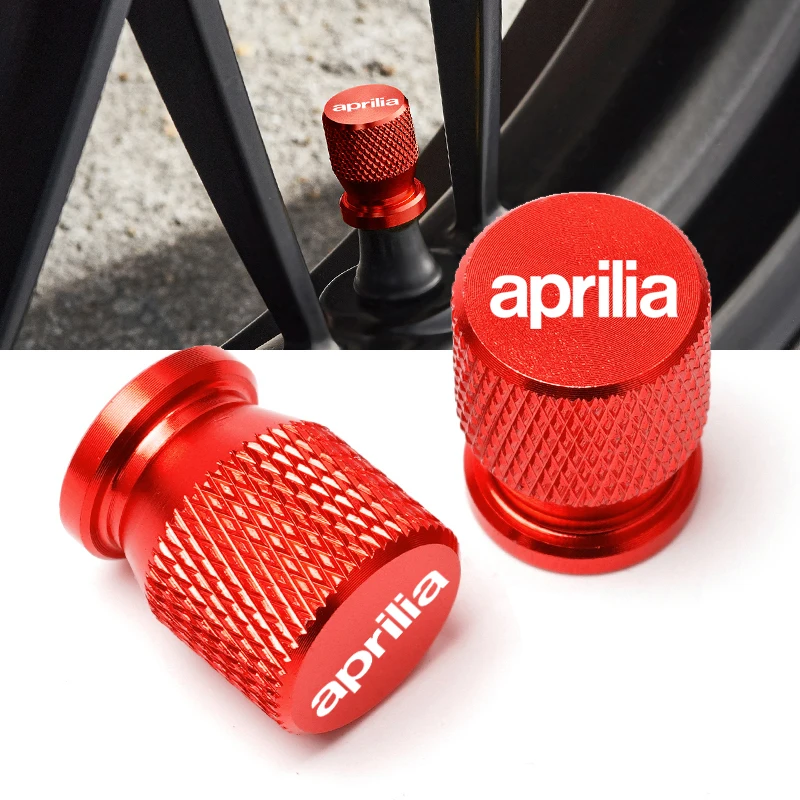 Tire Valve Cap For Aprilia RSV4 RSV1000/R Caponord 1200 Dorsoduro 750 Shiver Motorcycle CNC Accessorie Wheel Stem Airtight Cover