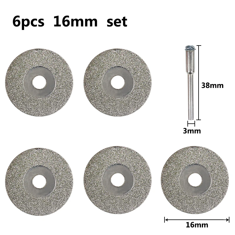 XCAN Mini Trennscheibe für Dreh Zubehör Diamant Schleifen Rad Dreh Werkzeug Kreissäge Klinge Schleif Diamant Disc