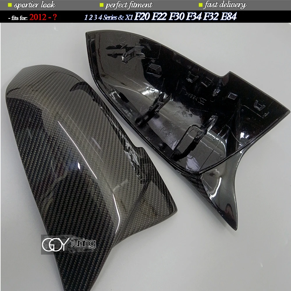 

Carbon Fiber Mirror Covers for BMW 1 2 3 4 Series X1 F-series F20 F21 F22 F23 F30 F31 F34 F32 F33 F36 E84, Not for M3 M4