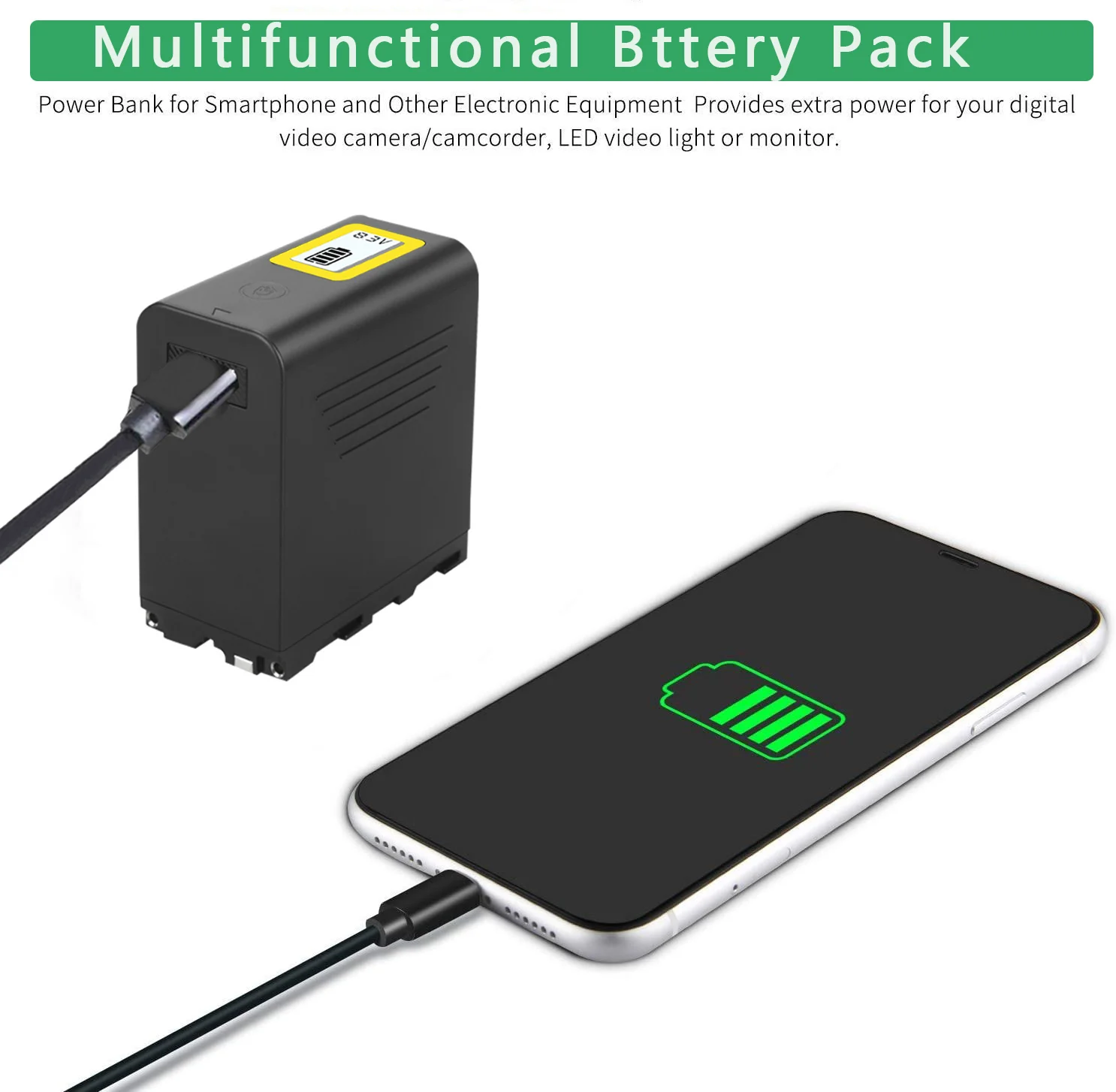 7800mAh USB الناتج NP-F970 NP-F960 F960 F970 البطارية مع LCD الذكية عرض مناسبة لسوني F960 F550 F570 F750 F750 F770