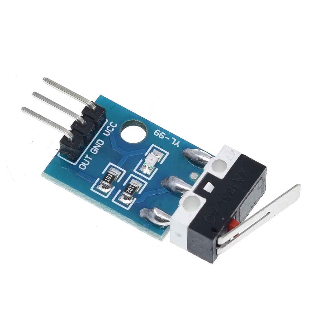1/3/5 Stück Auto-Helikopter-Kollisionssensor-Aufprallschaltermodul Robotermodell für Arduino mit Dupont-Kabel – Detail 5