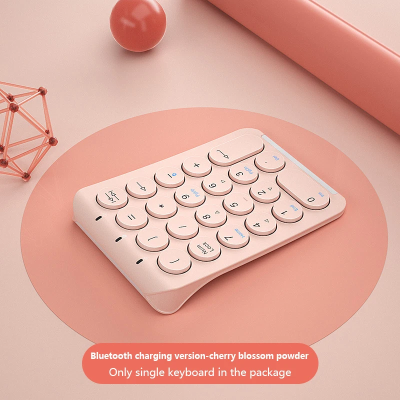 Keyboard Digital Bluetooth Eksternal Notebook Bank Teller Akuntansi Keuangan Keypad Nirkabel