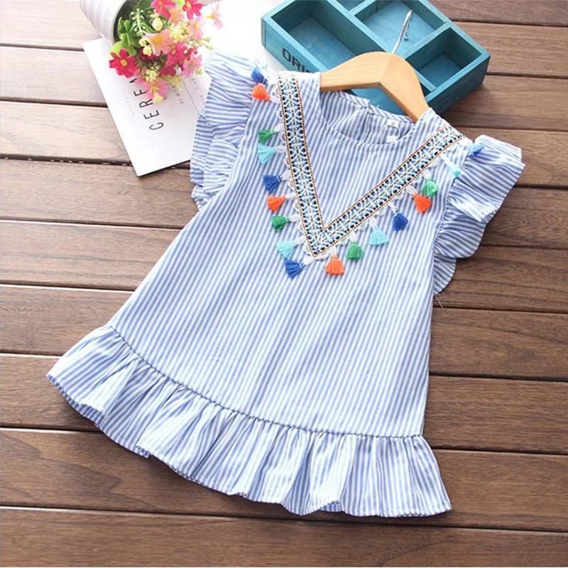 

HappyFlute Irregular Mother Daughter Macthing Dresses Family Set Baby Mommy and Me Clothes Fashion Women Girls Cloth