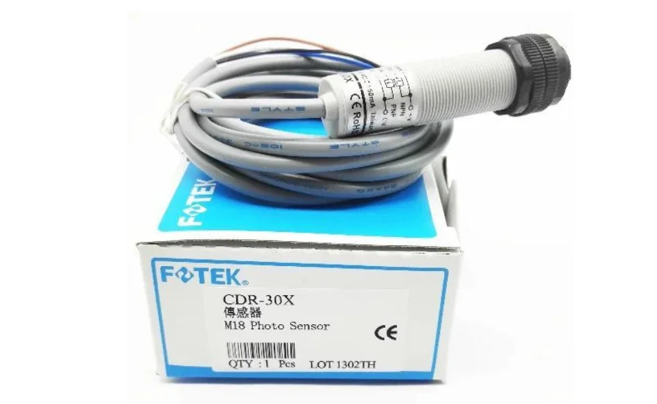 

CDR-30X New FOTEK M18 Diffuse Reflection Photoelectric Sensor Quality Assurance