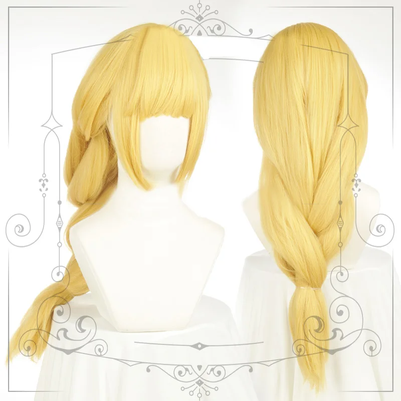 

Ingrid Long Braid Cosplay Hair Thick Golden Braided Wig Halloween Role Play 001