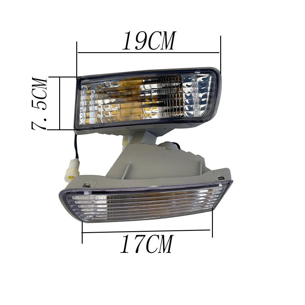 2Pcs Fog Light Lamp For Toyota Hilux Surf  Yn185 N185 Uzn185 1999 2000 Daytime Running Light