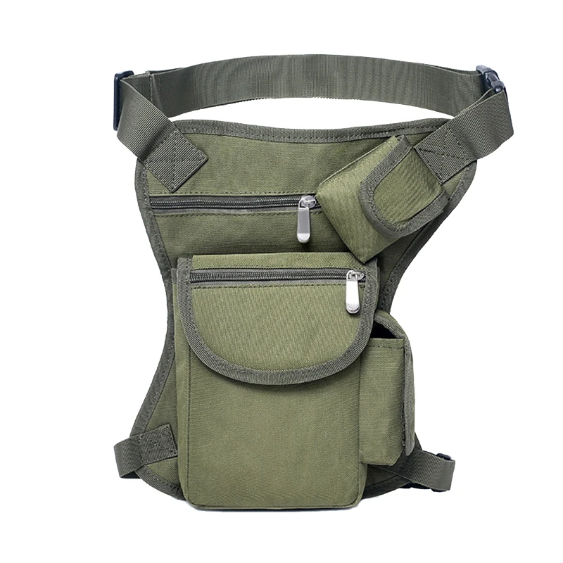 Bolsa de pierna de caza táctica al aire libre montañismo montar multifuncional impermeable riñonera cadera Bum cintura riñonera para hombre