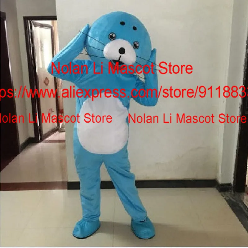 New Seal Mascot Costume Sea Lion Ocean Aquarium Cartoon Character Role-Playing Game Fancy Dress Party Birthday Gift 1242