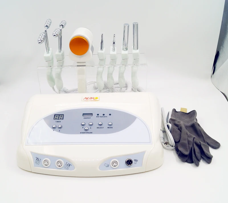 AURO 2023 Free Shipping New Magic Gloves BIO EMS Electrodes Microcurrent Skin Lifting Wrinkle Removal Beauty Machine for Spa