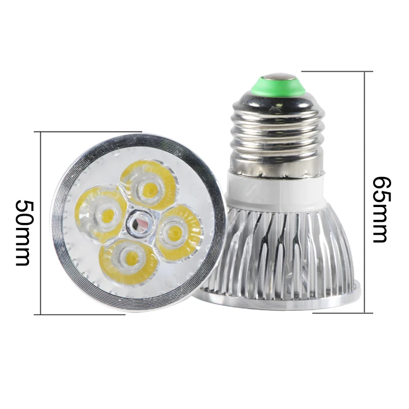 Ampulle Led-strahler E27 110v 220v 12v 24 v 4W Aluminium Birne Für Home Haus Beleuchtung 12 24 V Volt Lampe Downlight