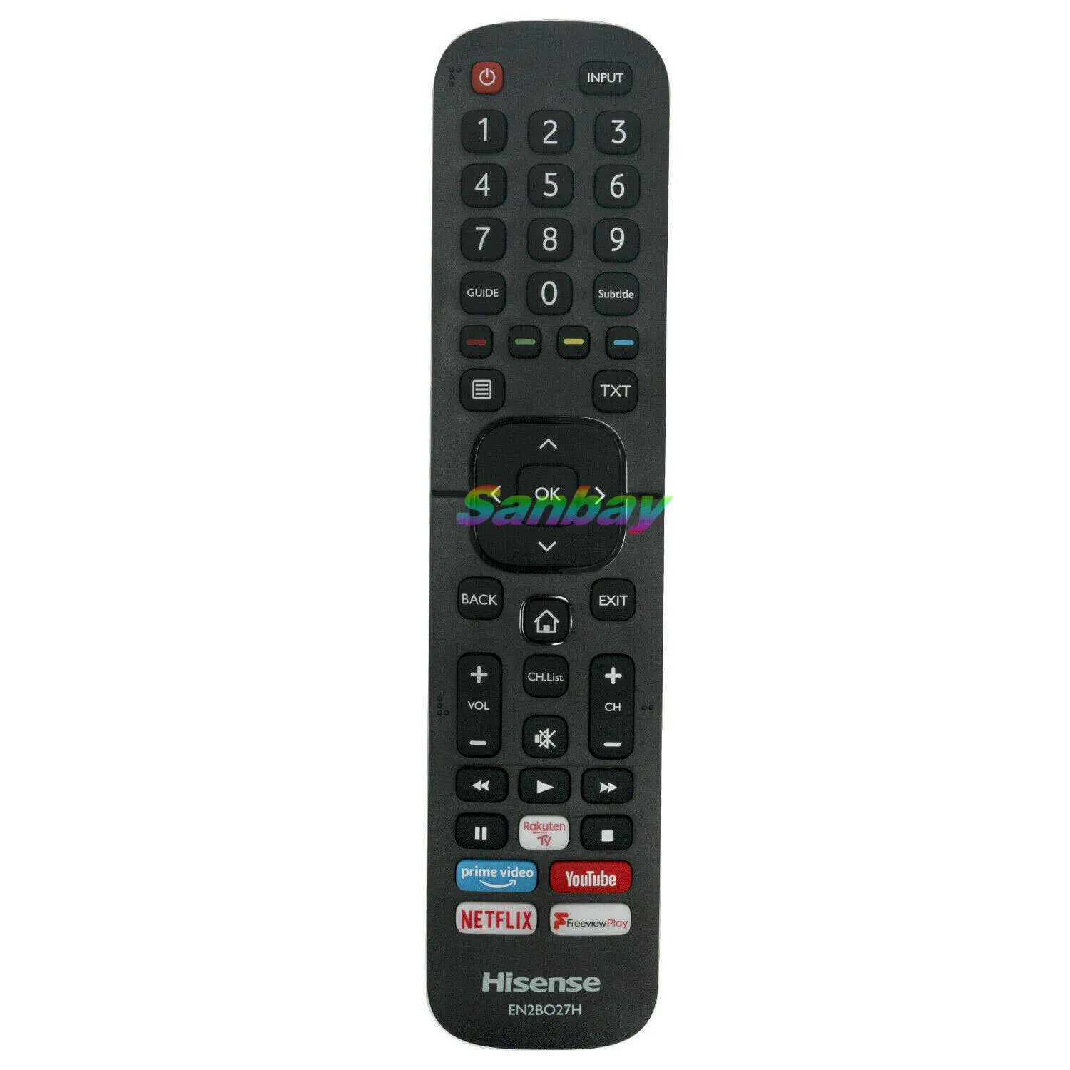 รีโมทคอนโทรล EN2BO27H สำหรับ Hisense Smart TV H55B7510 H65B7510 H323B5600 H40B5600